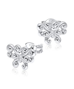 Cuties Butterfly Silver Ear Stud STS-3603